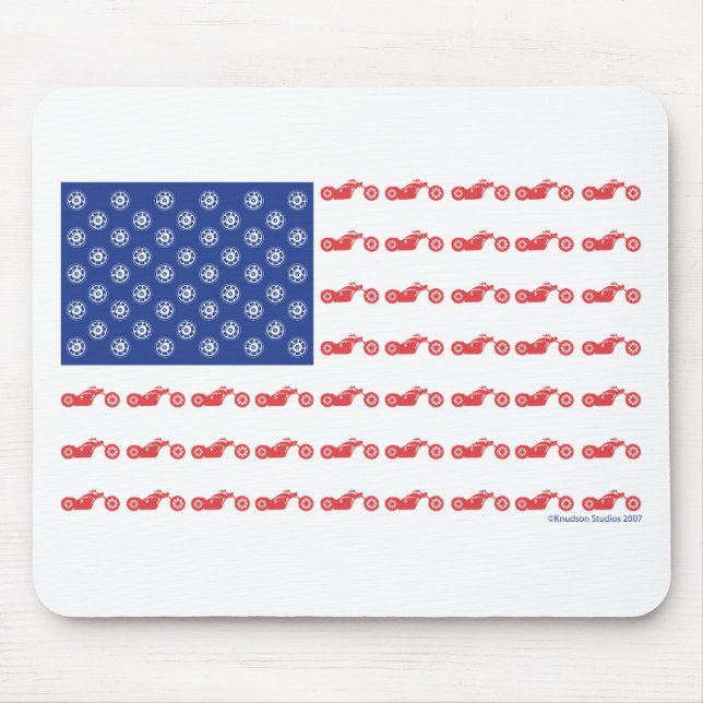 CHOPPER-FLAG-[Converted] Mouse Mat (Front)
