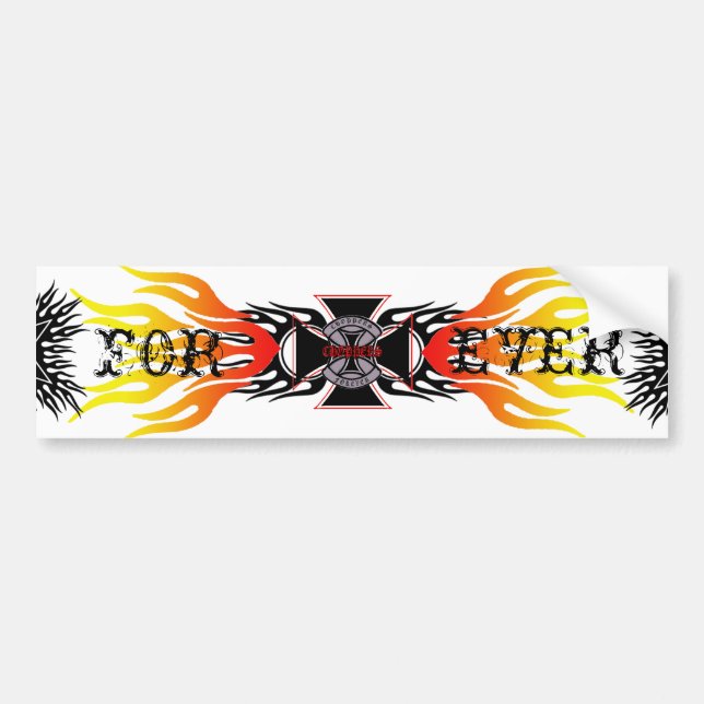chopper maniac bumper sticker (Front)