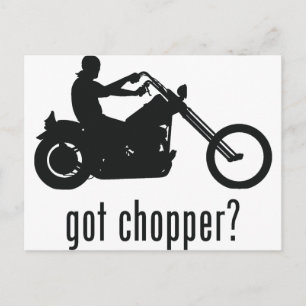 Chopper Postcard