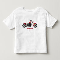 Chopper style motorcycle illustration