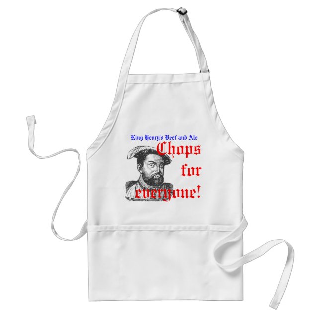 Chops for everyone! standard apron (Front)