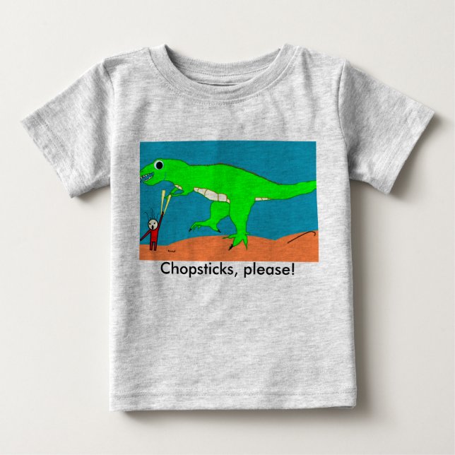 Chopsticks, please! baby T-Shirt (Front)