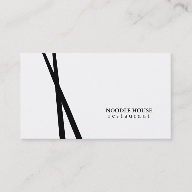 Chopsticks Variation Business Card (Front)