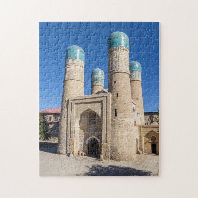 Chor Minor Madrassah - Bukhara, Uzbekistan Jigsaw Puzzle (Vertical)
