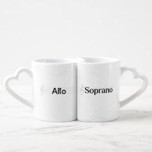 Choral Lovers Couple Gift - Alto | Soprano