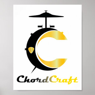 Chordcraft Music Sticker Poster