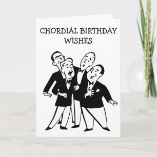 Chordial Birthday Card