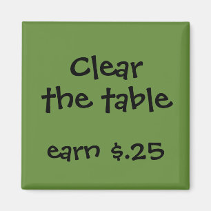 Chore Rewards for Kids Magnet