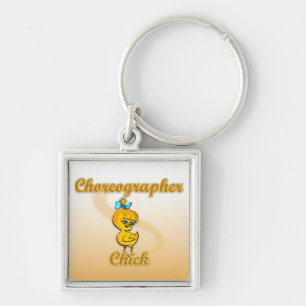 Choreographer Chick Key Ring