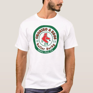 Chorizo & Eggs CoEd Roller Derby on white T-Shirt