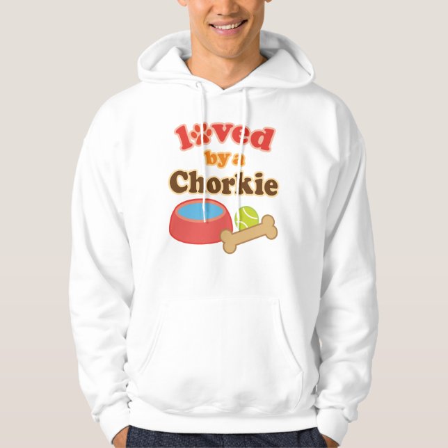Chorkie Dog Breed Gift Hoodie (Front)