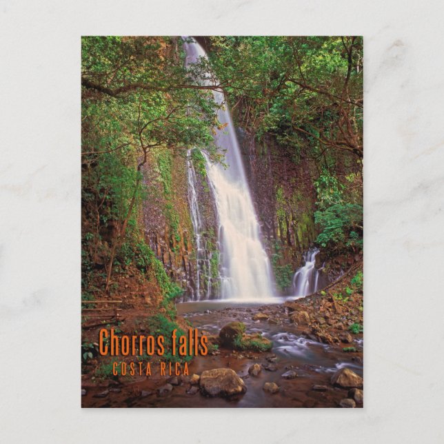 Chorros falls, Costa Rica Postcard (Front)
