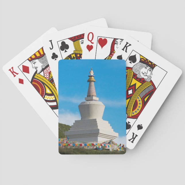 Chorten of Tagong Monastery Playing Cards (Back)