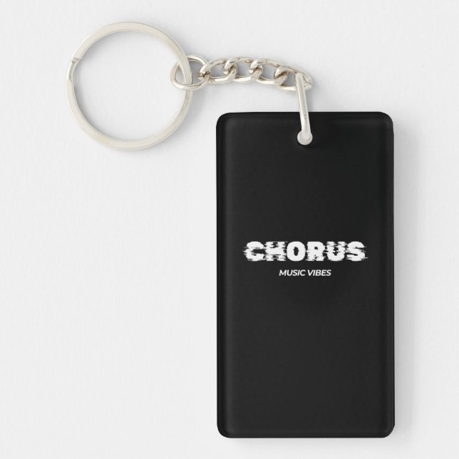 Chorus - Music Vibes Key Ring (Front)