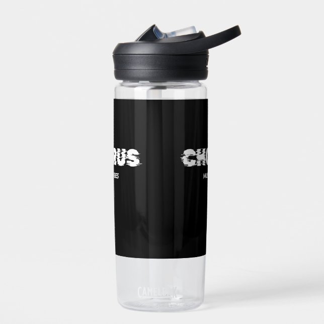 Chorus - Music Vibes Water Bottle (Left)