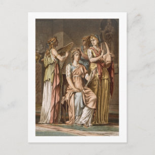 Chorus of Israelite Women, costumes for 'Esther' b Postcard