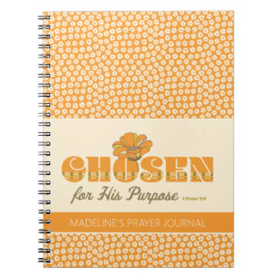 Chosen 1 Peter 2:9 Retro Prayer Journal