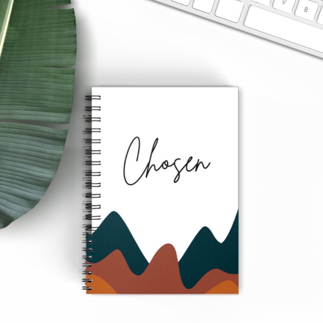 Chosen Burnt Orange Mountain Christian Faith Notebook (Creator Uploaded)