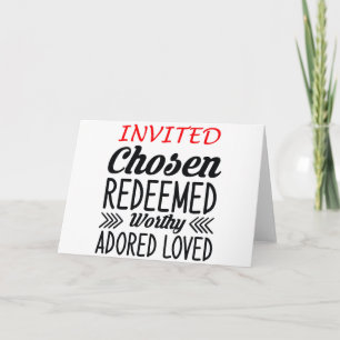 Chosen by God Invitation