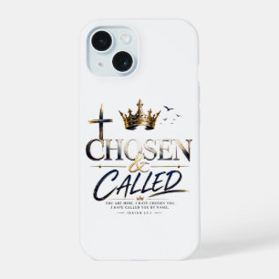 Chosen & Called – Royal Christian Crown Design iPhone 15 Case