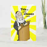 Chosen Card<br><div class="desc">Send your friends and family Hanukkah greetings with the wise musings of Rabbi Moshe.</div>