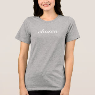 'Chosen' Christian Bible Study Church Gift Tri-Blend Shirt