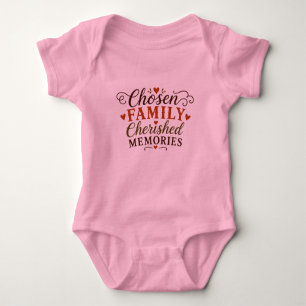 Chosen Family Cherished Memories Thanksgiving Baby Bodysuit