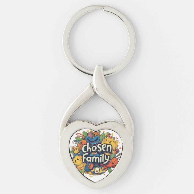 Chosen Family  Key Ring (Front)