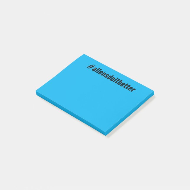 Chosen Hashtag Post-It Notes (Angled)