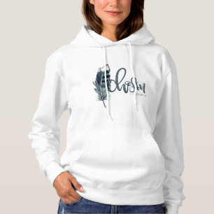 ‘Chosen’-Ladies White Hoodie
