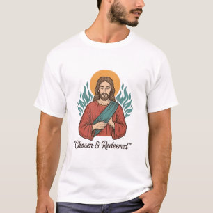 Chosen & Redeemed Christian Vintage Jesus T-Shirt
