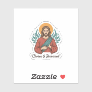 Chosen & Redeemed Christian Vintage Jesus T-Shirt