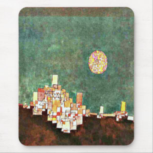 Chosen Site, famous painting by Paul Klee Mouse Mat