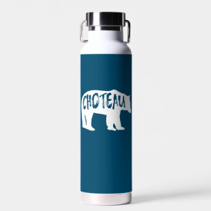 Choteau Montana Bear Water Bottle