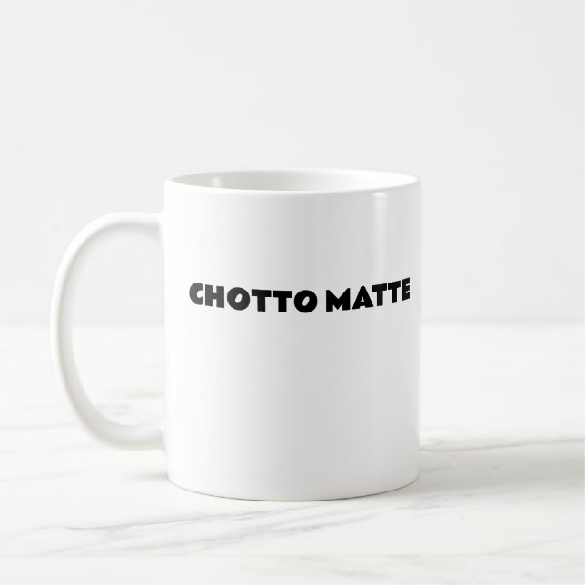 CHOTTO MATTE coffee mug (Left)