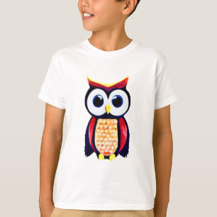 Chouette with big curious eyes T-Shirt