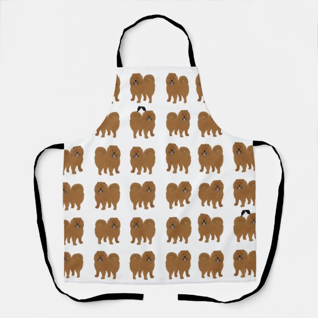 Chow Chow Allover Apron (Front)