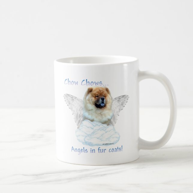 Chow Chow Angel Coffee Mug (Right)