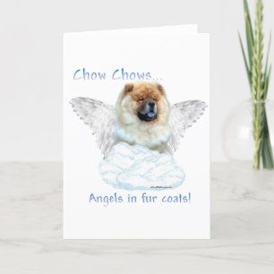 Chow Chow Angel Holiday Card