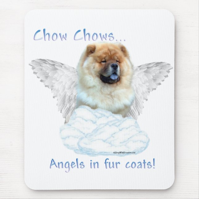 Chow Chow Angel Mouse Mat (Front)