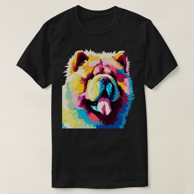 Chow Chow Art Dog Lover Gifts 1 T-Shirt (Design Front)