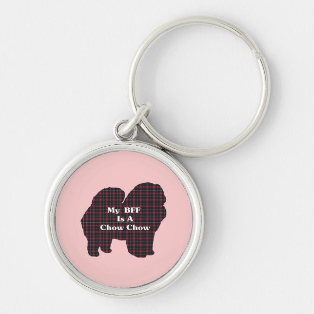 Chow Chow BFF Key Ring (Front)