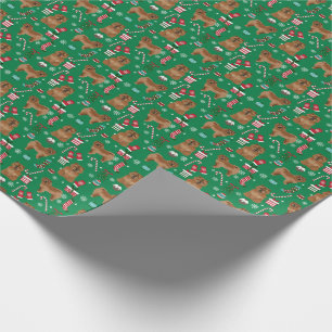 Chow Chow Christmas dog wrapping paper