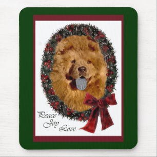 Chow Chow Christmas Gifts Mouse Mat