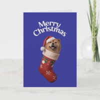 Chow Chow Christmas Stocking