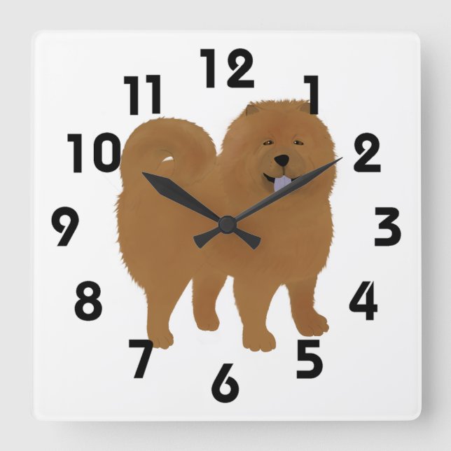 Chow Chow Clock (Front)