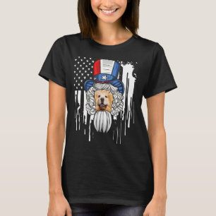 Chow Chow Costume Patriotic 4th Of July American F T-Shirt