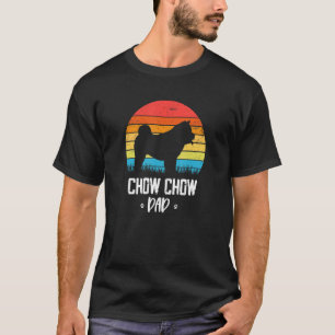 Chow Chow Dad Retro Vintage T-Shirt