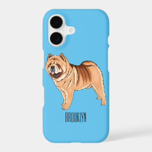 Chow Chow dog cartoon illustration