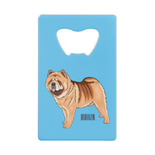 Chow Chow dog cartoon illustration